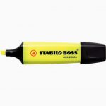 boss-yellow-10-chisel-set-stabilo-tip-highlighters-814664-1