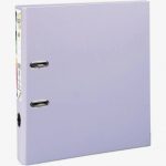 Classeur à levier en plastique PREM'TOUCH format A4 maxi dos 8 cm lilas