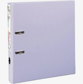 Classeur à levier en plastique PREM'TOUCH format A4 maxi dos 8 cm lilas