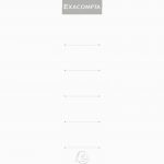 Set of 10 white cardboard labels for lever arch files, size 18x3 cm