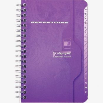 Hardcover Register, 180 Sheets, 11 x 17 cm, Grid Ruled 5x5