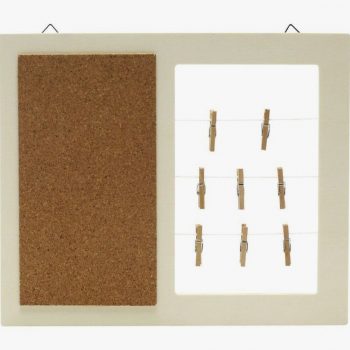 Tableau mémo en bois 22x18 cm