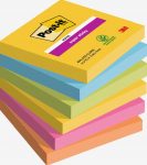 Paquet de 6 notes repositionnables Carnival 76x76 cm