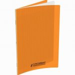 Cahier orange Conquerant 96 pages 24 x 32 cm 90g Seyès