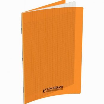Cahier orange Conquerant 96 pages 24 x 32 cm 90g Seyès