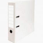 Classeur à levier plastique pour format A4 dos 5 cm blanc