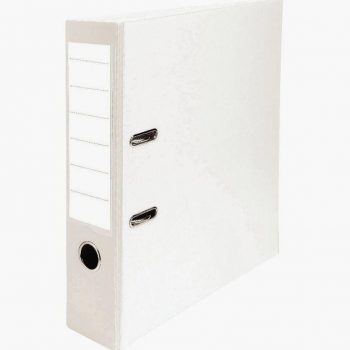 Classeur à levier plastique pour format A4 dos 5 cm blanc