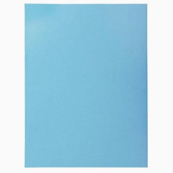Pack of 50 blue two-flap folders, 210g, size 24x32 cm