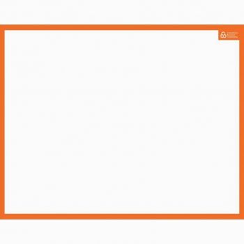 White Dry Erase Board 21x26.5 cm