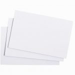 Paquet de 25 cartes Pollen Clairefontaine format 8 x 13 cm 210g blanc