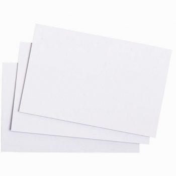 Paquet de 25 cartes Pollen Clairefontaine format 8 x 13 cm 210g blanc