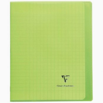 Cahier vert Clairefontaine 96 pages 17 x 22 cm 90g Seyès