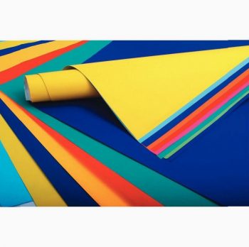 Pack of 25 vibrant color poster sheets, 75gsm, size 60x80cm, white shade