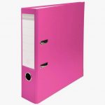 Lever Arch File for A4 Size, 8 cm Spine, Raspberry Color