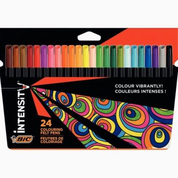 Set of 24 Color Up Coloring Felt Tip Pens