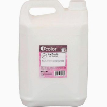 5-liter container of OCOLOR white vinyl adhesive