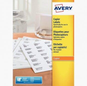 Boîte de 1 400 étiquettes copieur 105x39mm
