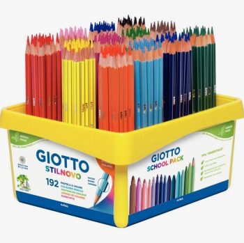 Classpack de 192 crayons de couleur Stilnovo assortis