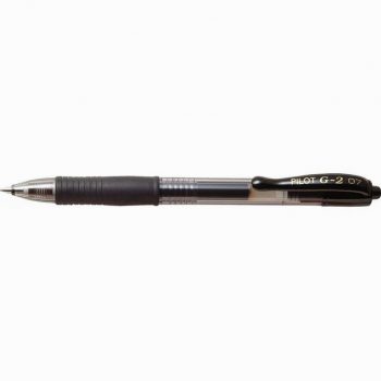 Boite de 12 stylo bille rétractable G-2 noir
