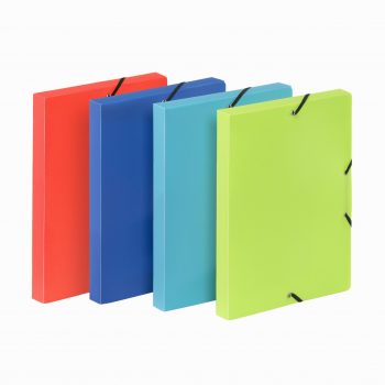 Boite de classement 3 cm A4 Feel'easy assortis