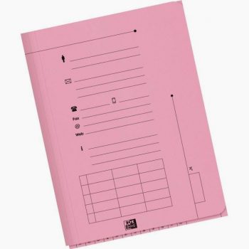 Paquet de 25 chemises HV pour dossiers suspendus, rose