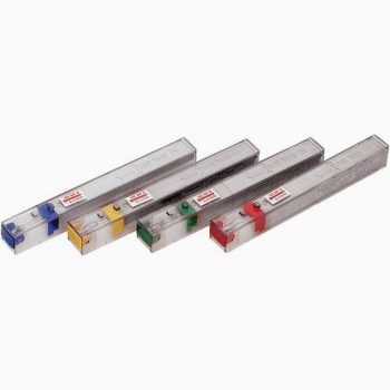 Boite de 5 cassettes de 210 agrafes 6mm bleu