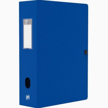Boite de classement MEMPHIS en polypropylène, dos de 80 mm, coloris bleu