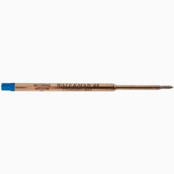 Recharge de stylo bille Maxima pointe moyenne bleu Waterman