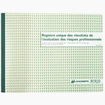 Registre unique des résultats de l'évaluation des risques professionnels