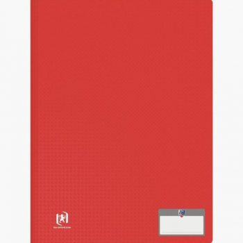MEMPHIS Display Book, 40 Fixed Sleeves, 80 Views, Red Color