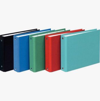 A5 Landscape 2-Ring Binder for Bristol Cards with 4 Dividers