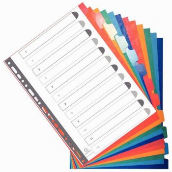 Set of 12 Durable Reusable Cardboard Dividers