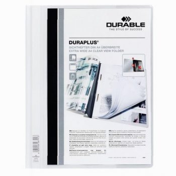 Customizable DURAPLUS A4 White Document Sleeve