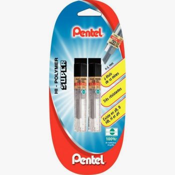 Pack of 2 cases, each containing 12 0.5 mm 2H leads