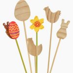 Set of 12 Easter Flower Picks