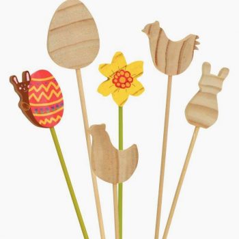 Set of 12 Easter Flower Picks