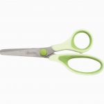 ECONATURE Safety Scissors with Rounded Tips and Plastic Handles, 13 cm