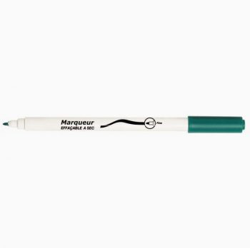 Marqueur fin effacable a sec vert