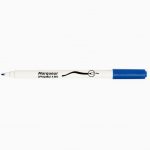 Marqueur fin effacable a sec bleu