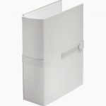 Chemise extensible en balacron à sangle velcro avec rabat, blanc