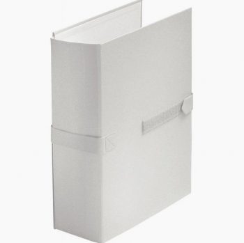 Chemise extensible en balacron à sangle velcro avec rabat, blanc