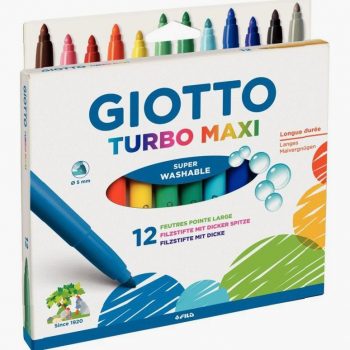 Etui de 12 feutres Turbo maxi assortis