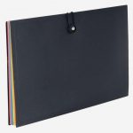 Expandable File Organizer Rainbow Class, Polypropylene, 8 Sections