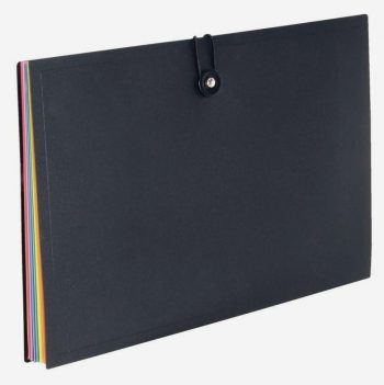 Expandable File Organizer Rainbow Class, Polypropylene, 8 Sections