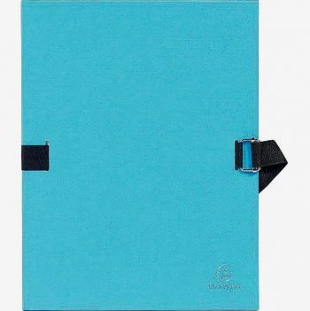 Chemise à dos extensible avec sangle, qualité toilée, bleu clair