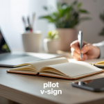 pen-pilot-red-felt-tip-v-sign-241308-1