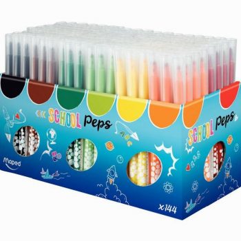 Classpack de 144 feutres School Peps
