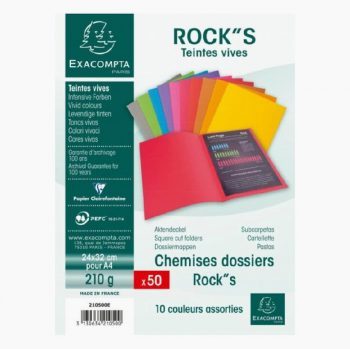 Exacompta ROCK'S 50+10 Premium File Folder 210g