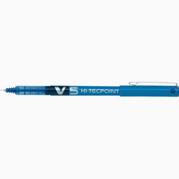 Roller V5 Hi-Tecpoint pointe fine 0,5mm bleu Pilot