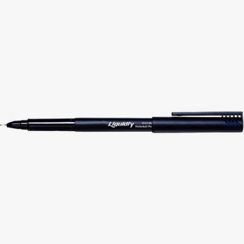 Stylo feutre pointe fine baguée bleu